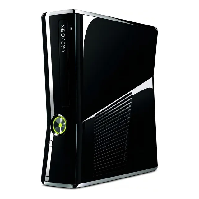 Microsoft Xbox 360 Slim 1439 250GB Standard color glossy black 2010 - Bueno (Reacondicionado)