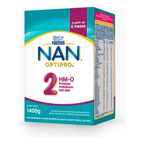 Nan 2 Optipro Continuacion X 1400 Gr