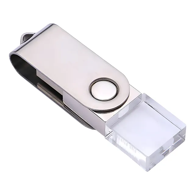 Usb Cristal Mini 8gb Kit 25 Pzas + Personalizado