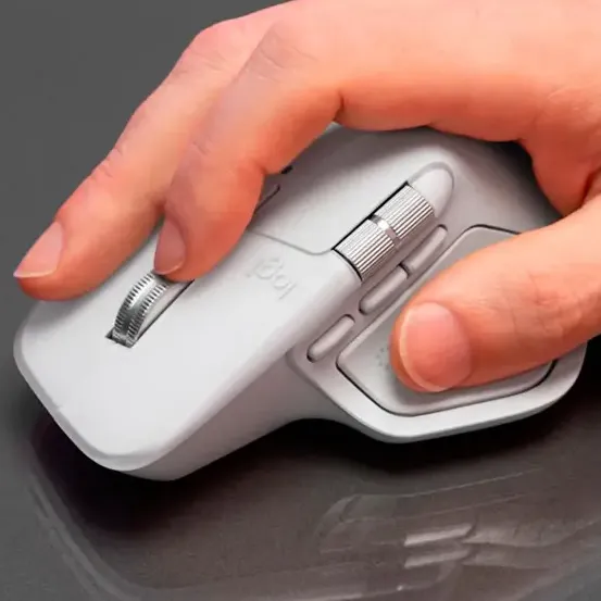 Mouse Logitech Mx Master 4 gris palido | Cuotas sin interés