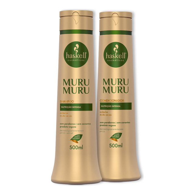 Kit Haskell Shampoo Condicionador 500ml Murumuru Hidratação Kit Haskell Shampoo Condicionador 500ml Murumuru Hidratação