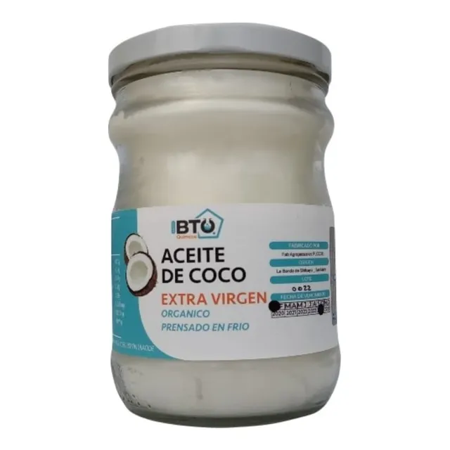 Aceite Coco Extravirgen, Organico, Prensado En Frio-  - 1 Kg