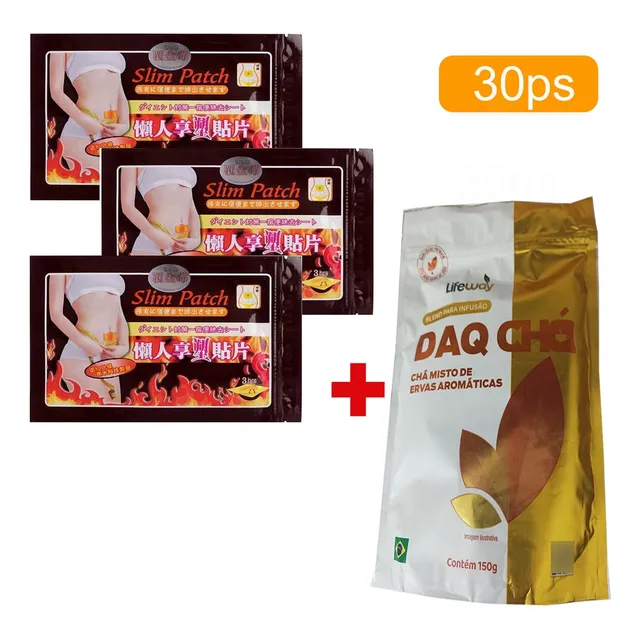 Parche Adelgazante Slim Patch 30 Unidades + Té Quema Grasa