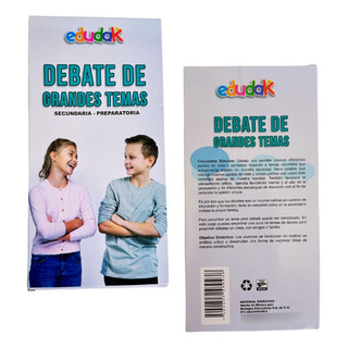 Edudak Tarjetas Didácticas De Debate - 10 Cartas En Español Edudak Tarjetas Didácticas De Debate - 10 Cartas En Español