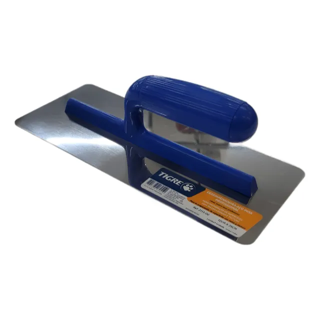 Desempenadeira Tigre Cimento Queimado 29x12cm Aço Inox 2113