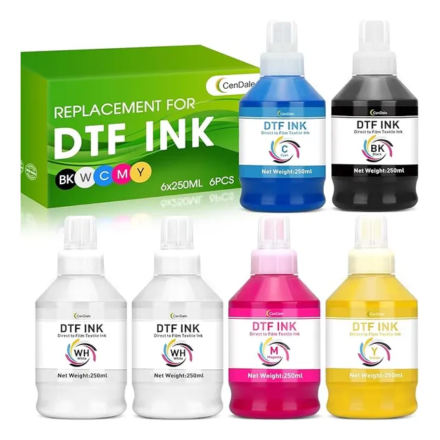 Tinta De Transferencia Dtf De 250ml Para Película Dtf