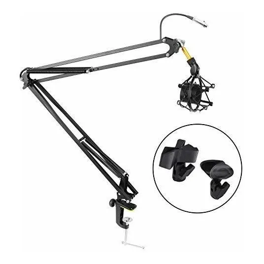 Pyle Pmksh01 Soporte Para Microfono De Microfono Regulable E