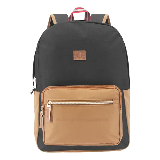 Mochila Porta Notebook Wilson Urbana Ejecutiva Para Oficina Universitaria Escolar Viaje Trabajo Gym Elegante Moderna Reforzada Color Negro