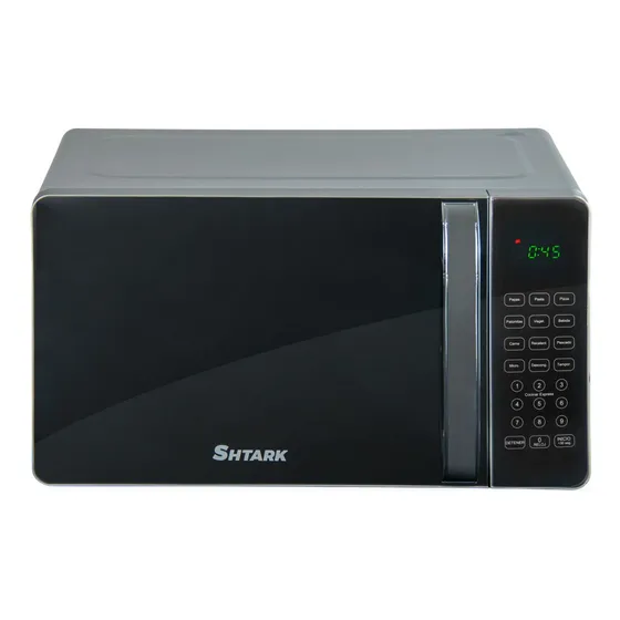 Horno De Microondas 7 Pies 20 Lts Acero Inox Acabado Espejo