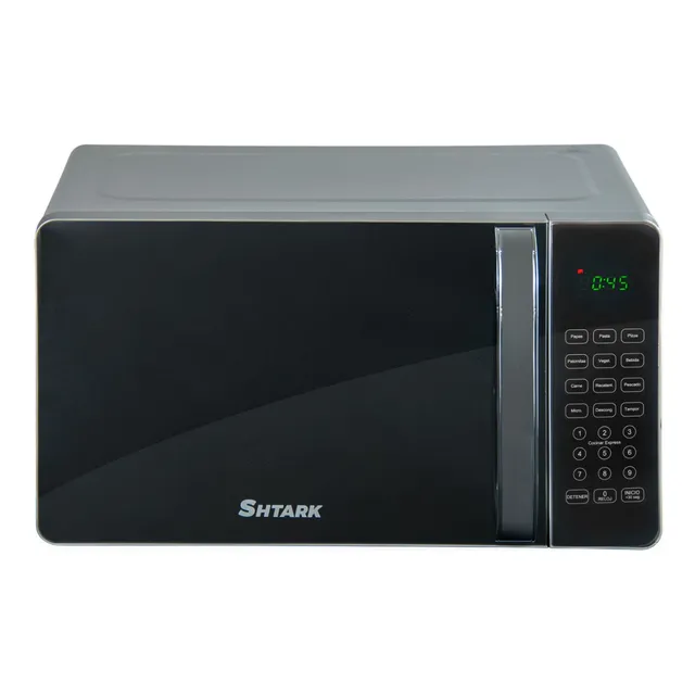 Horno De Microondas 7 Pies 20 Lts Acero Inox Acabado Espejo