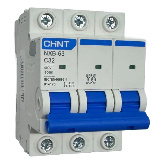 Interruptor Automatico Trifasico 3x32a 6ka Curva C - Chint