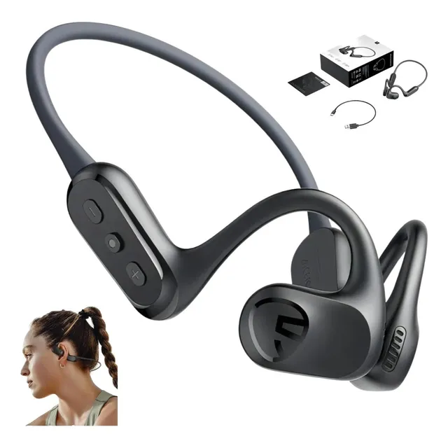 Audifonos Manos Libres Inalambricos Bluetooth Para Ejercicio Negro