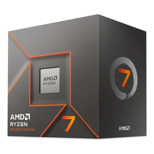 Procesador AMD Ryzen 7 8700F AM5 DDR5 100-100001590BOX 4.1 GHz 16 MB 4 nm sin gráficos integrados