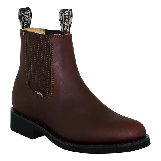 Bota Botín Establo Piel Res Suela Goma Modelo 555