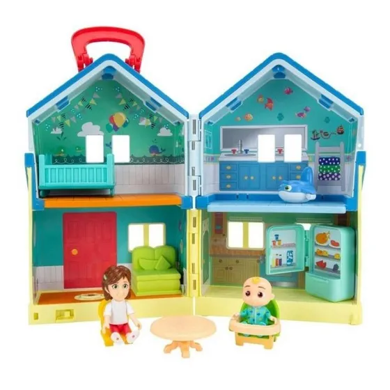 Casa De Lujo  Cocomelon Con Personajes, Sonidos Y Accesorio.