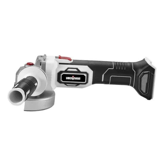 Esmeril Angular Inalámbrico 4,5 20v Ubermann (sin Batería) Color Negro/Gris