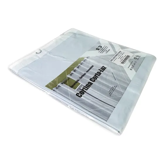 Cortina Corta Luz Trilho Rodiz Blecaute Blackout 1,40 X 1,80