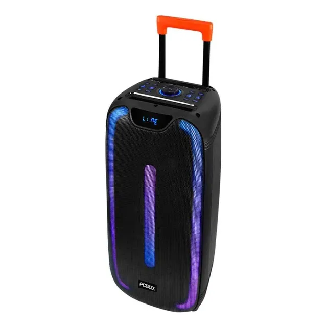 Parlante Portátil Pcbox Volt Pcb-spw608 60w Bt Color Negro
