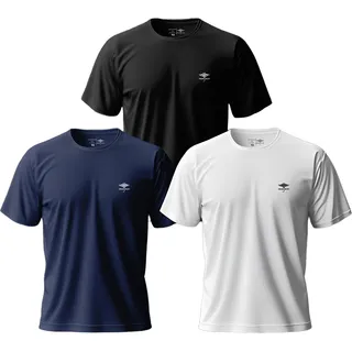 Kit 3 Camisetas Plus Size Masculinas Dry Fit Academia VerĂŁo Kit 3 Camisetas Plus Size Masculinas Dry Fit Academia VerĂŁo