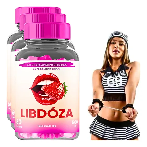 Kit 3 Potes Libdóza Melhor Que Maca Peruana Negra Com Boro