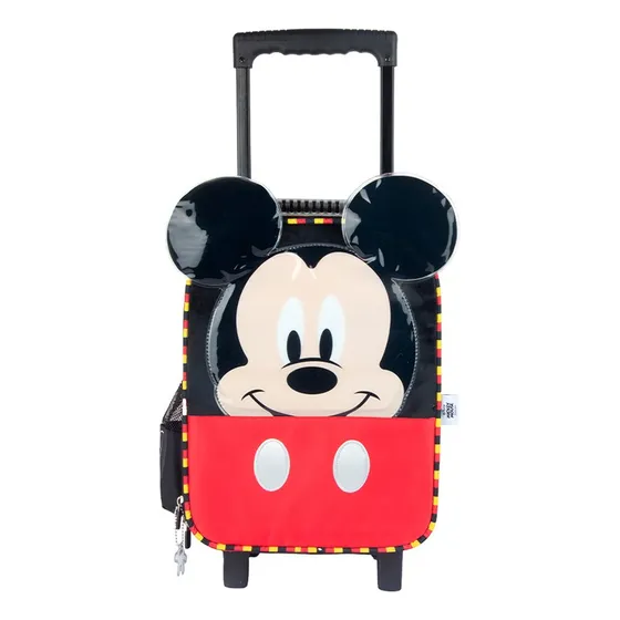Maleta Nido Mickey Mouse Orejas Artesco Color Negro
