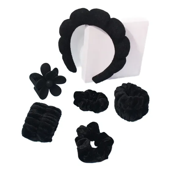 Kit Skincare Vincha, Muñequeras Y Accesorios