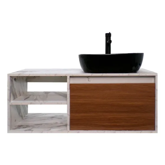 Gabinete De Baño Para Lavabo Decomobil Flotante Minimalista
