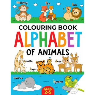 Libro Para Colorear De Animales Para Ninos: Alfabeto De Anim Libro Para Colorear De Animales Para Ninos: Alfabeto De Anim