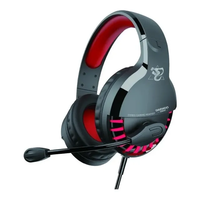 Auriculares Gamer Pc Con Microfono Y Luz Rgb Daewoo Nagini