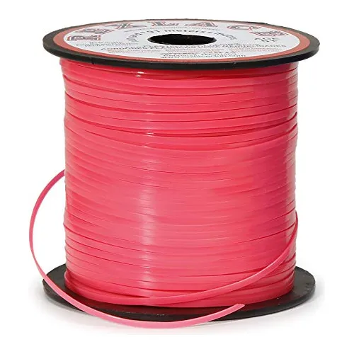 Rexlace  plastico  neon  rojo  100 yards