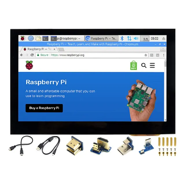 Pantalla Táctil Capacitiva Ips Hdmi Lcd De 4.3 Pulgadas