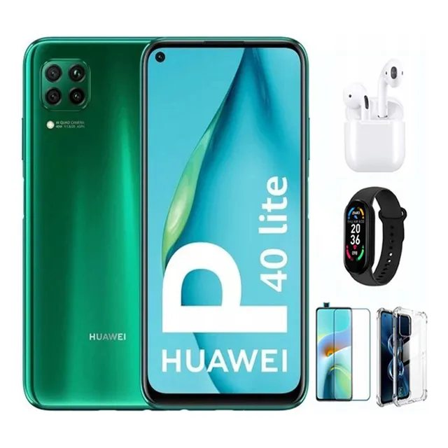 Huawei P40 Lite Con Doble Tarjeta Sim De 128 Gb Y 6 Gb De Ra