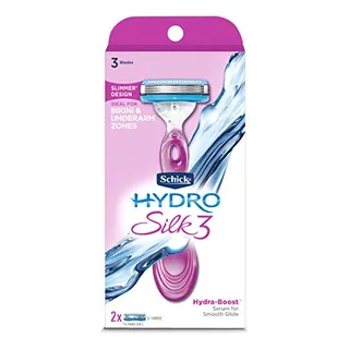 Schick Hydro Silk 3 Maquinillas De Afeitar Para Mujer Con 2 Schick Hydro Silk 3 Maquinillas De Afeitar Para Mujer Con 2