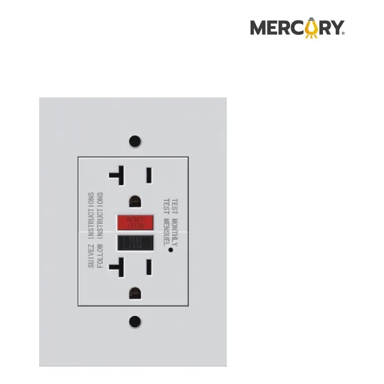 Toma Corriente Doble Protección A Tierra Gfci 120v 20 Amp