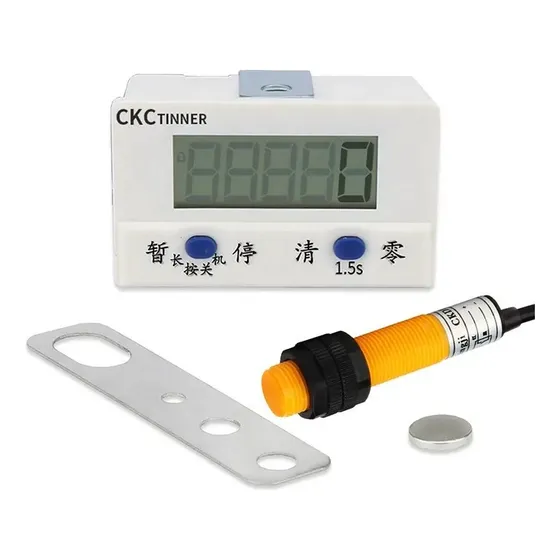 Contador Digital Tacometro Velocidad 99999 Rpm Sensor Magnet
