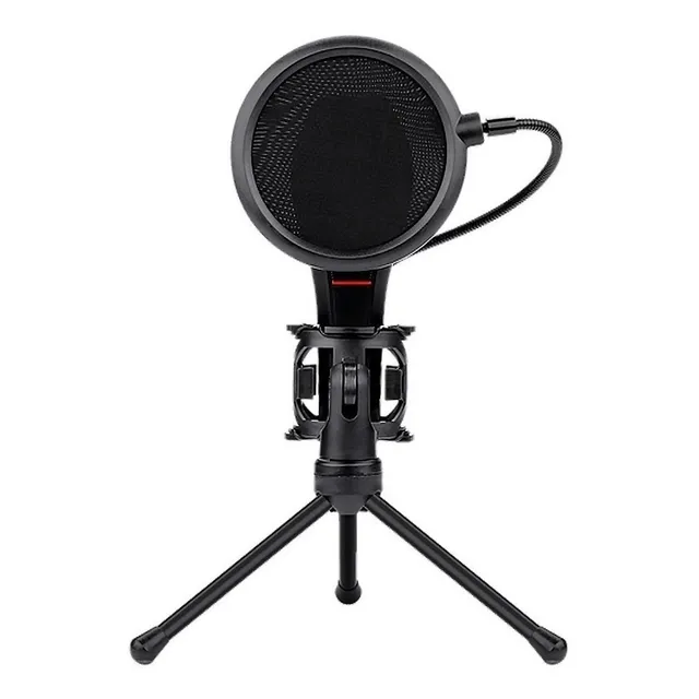 Micrófono Redragon Quasar GM200 Condensador Omnidireccional color negro