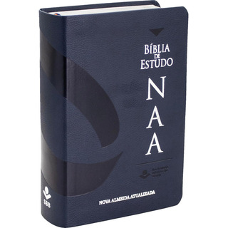 Bíblia De Estudo Naa | Tamanho Médio | Letra Normal | Capa Pu Azul, De Nova Almeida Atualizada. Editorial Sbb, Tapa Mole En Português Bíblia De Estudo Naa | Tamanho Médio | Letra Normal | Capa Pu Azul, De Nova Almeida Atualizada. Editorial Sbb, Tapa Mole En Português
