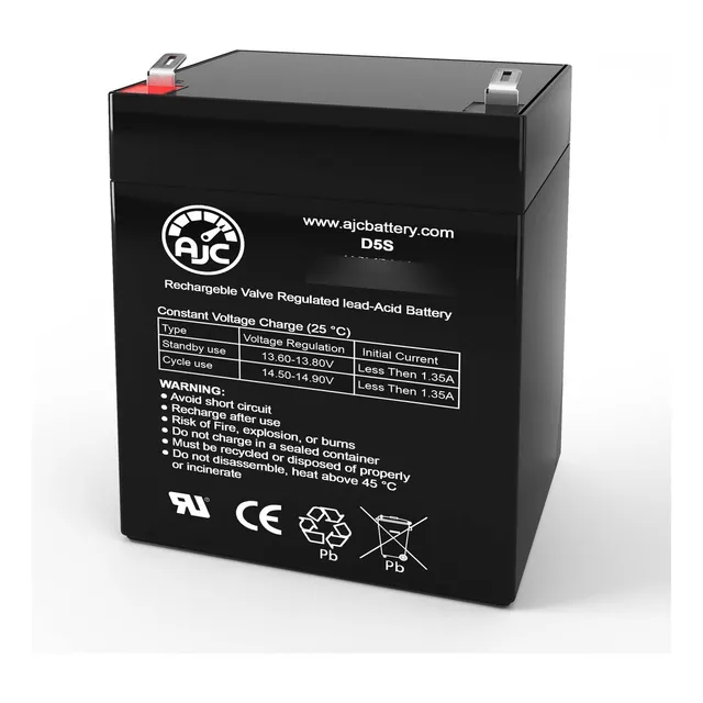 Bateria Buscador Pez 12 V 5 Ah Este Un Reemplazo Marca Ajc