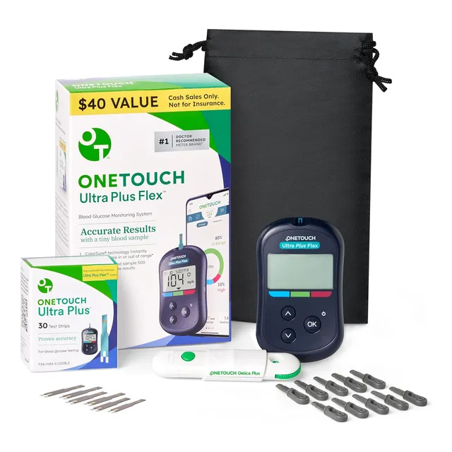 Onetouch Ultra Plus Flex | Kit De Diabetes Ultra Rápido Y