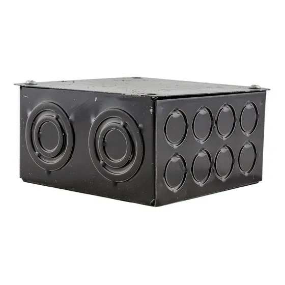 Caja De Paso Derivacion 15 X15 X 8cm De Profundidad Chapa 20