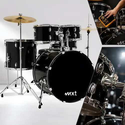 Bateria Zowag Z1 Series Dark Wood Com Bumbo 16 P Shell Pack Cor