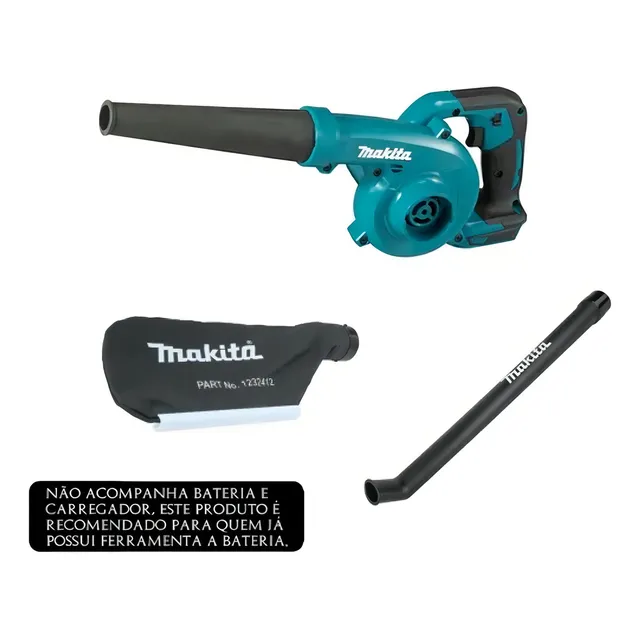 Sopladora de hojas Makita Dub185zx2 de 18 V sin batería
