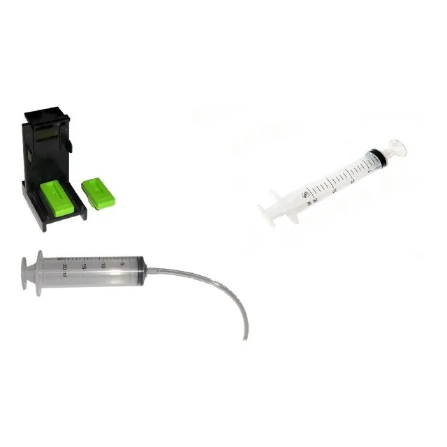 Clip Purgador Y Recarga + Jeringa Manguera + Jeringa Ventosa