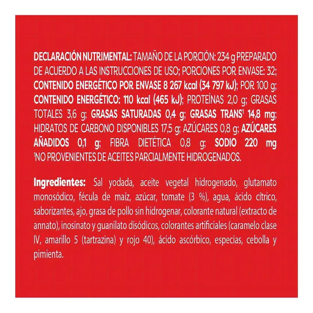 Caldo Knorr de Tomate 8 Cubos de 10.5g