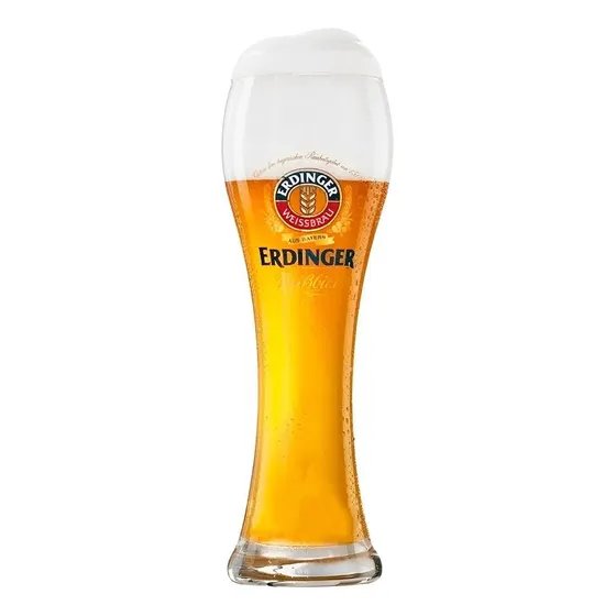 Copo Erdinger Weissbier 500ml Em Vidro Importado Alemanha