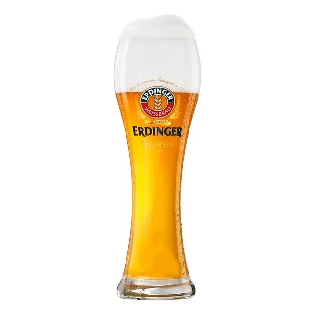 Copo Erdinger Weissbier 500ml Em Vidro Importado Alemanha