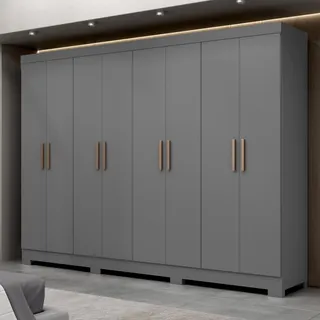 Guarda Roupa Casal 8 Portas 4 Gavetas Com Pés Paris Guarda Roupa Casal 8 Portas 4 Gavetas Com Pés Paris