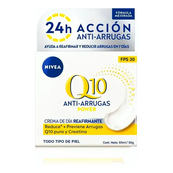 Crema Facial Antiedad De Día Nivea Q10 Power Fps 30 50ml