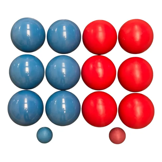 Jogo De Bocha Comum 107mm Peso 1.150 Com 12 Bola + 2 Balim