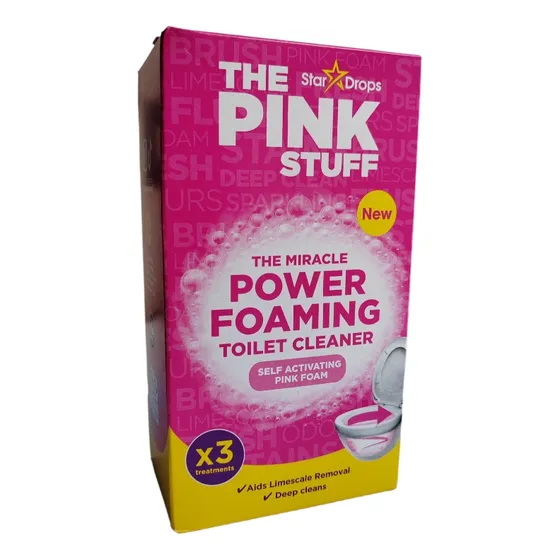 Espuma Activa Limpia Inodoro The Pink Stuff 3 Un X 100g